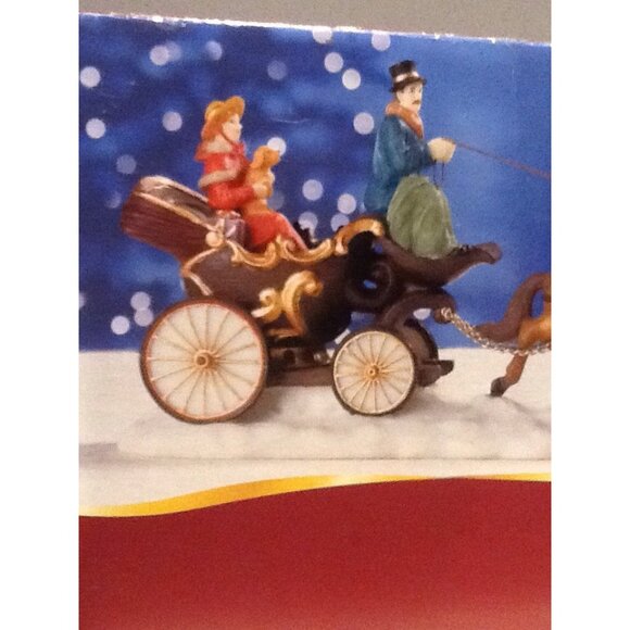 Dept 18 Table Accent - Victorian Horse Drawn Carriage - New - Picture 3 of 3